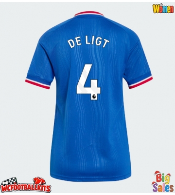 Manchester United Matthijs de Ligt #4 Replica Away Stadium Shirt for Women 2026-27 Short Sleeve